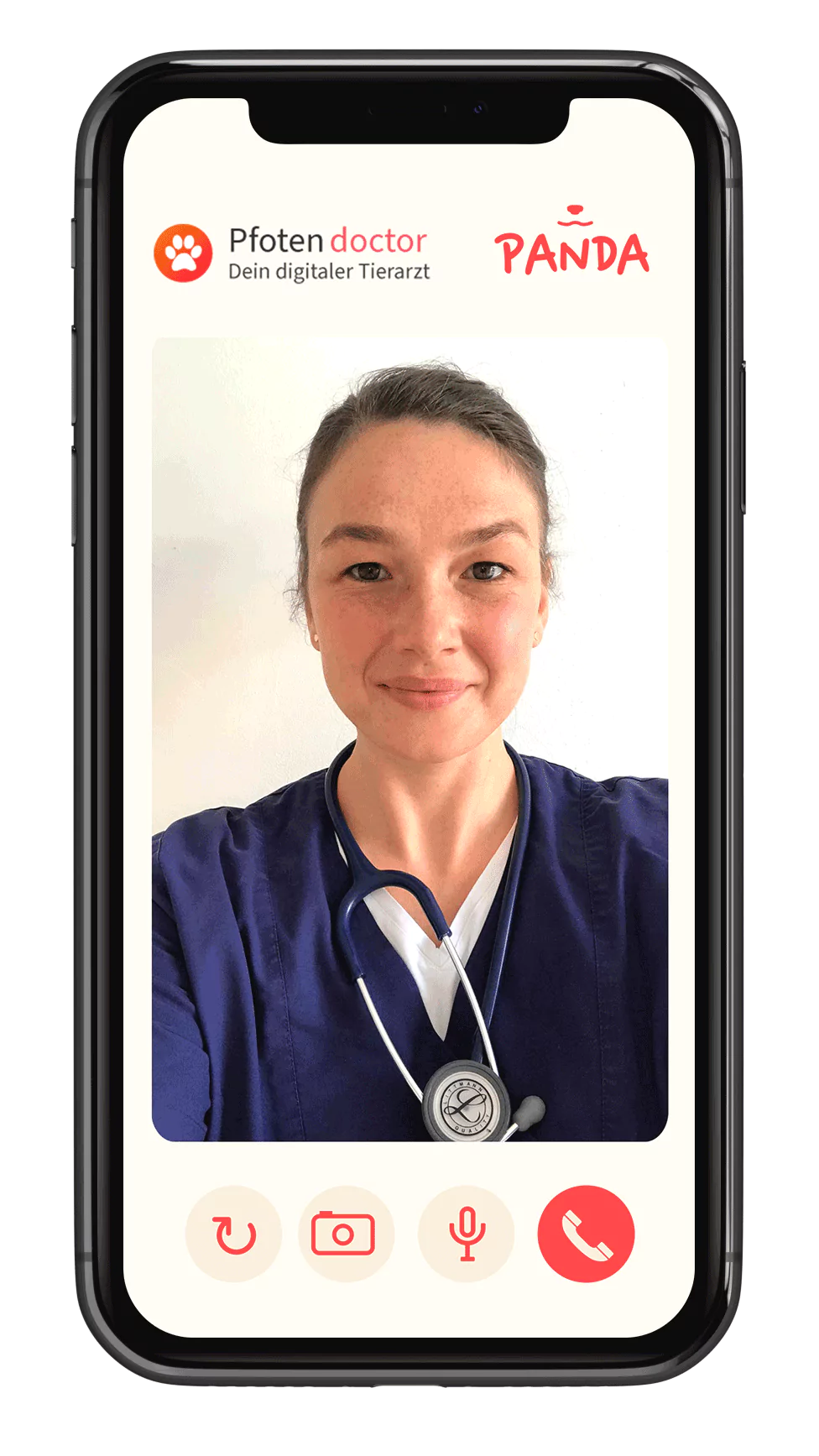 Panda Tierversicherung Iphone Mockup